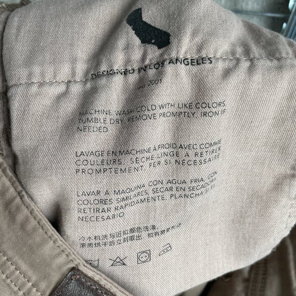 AG Everett Pants Men’s 30x32 Taupe Khaki Slim Straight Stretch Cotton Modern - Picture 7 of 7